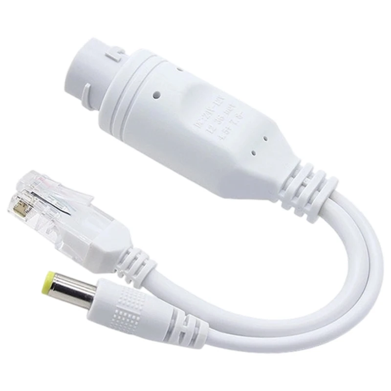 U75B POE Splitter DC5.5 x 2.5mm Plugs 24V to 12V Voltages Converter for Cameras