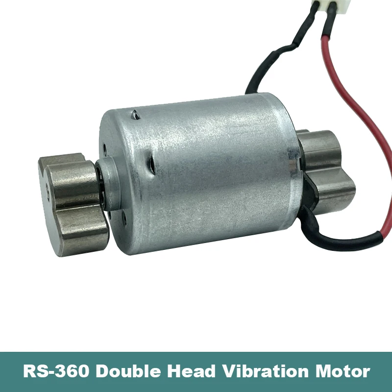 DC 3V 3.7V 5V Double Vibrator Head Dual Ball Bearing Mini RS-360 Strong Vibration Motor DIY Beauty instrument Sex Toy Massager