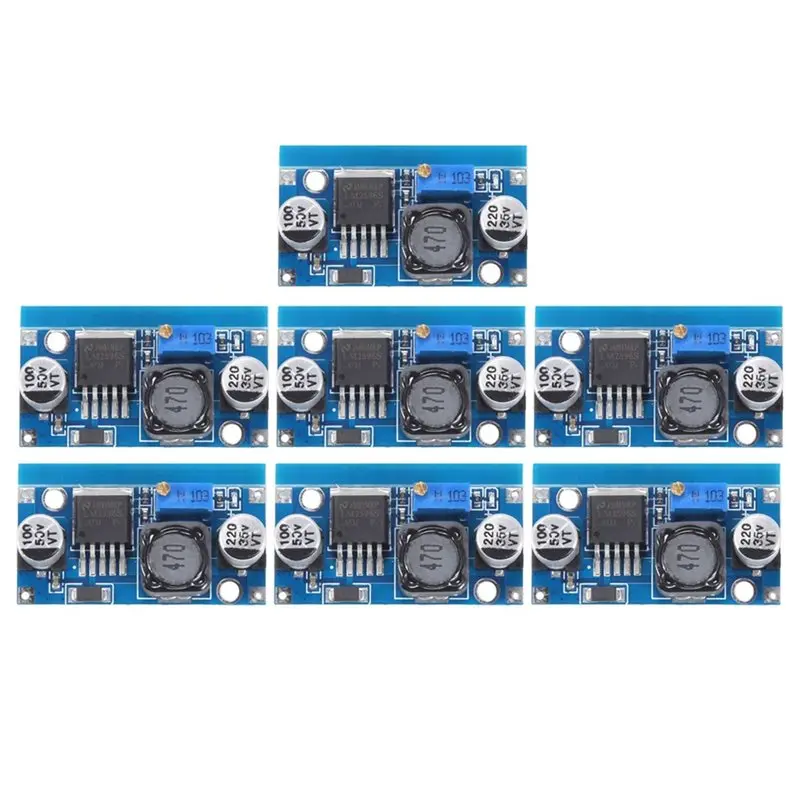 【enquanto-estiverem-disponIveis】modulo-de-fonte-de-alimentacao-dc-dc-step-down-ajustavel-lm2596s-3a-placa-de-regulacao-de-tensa