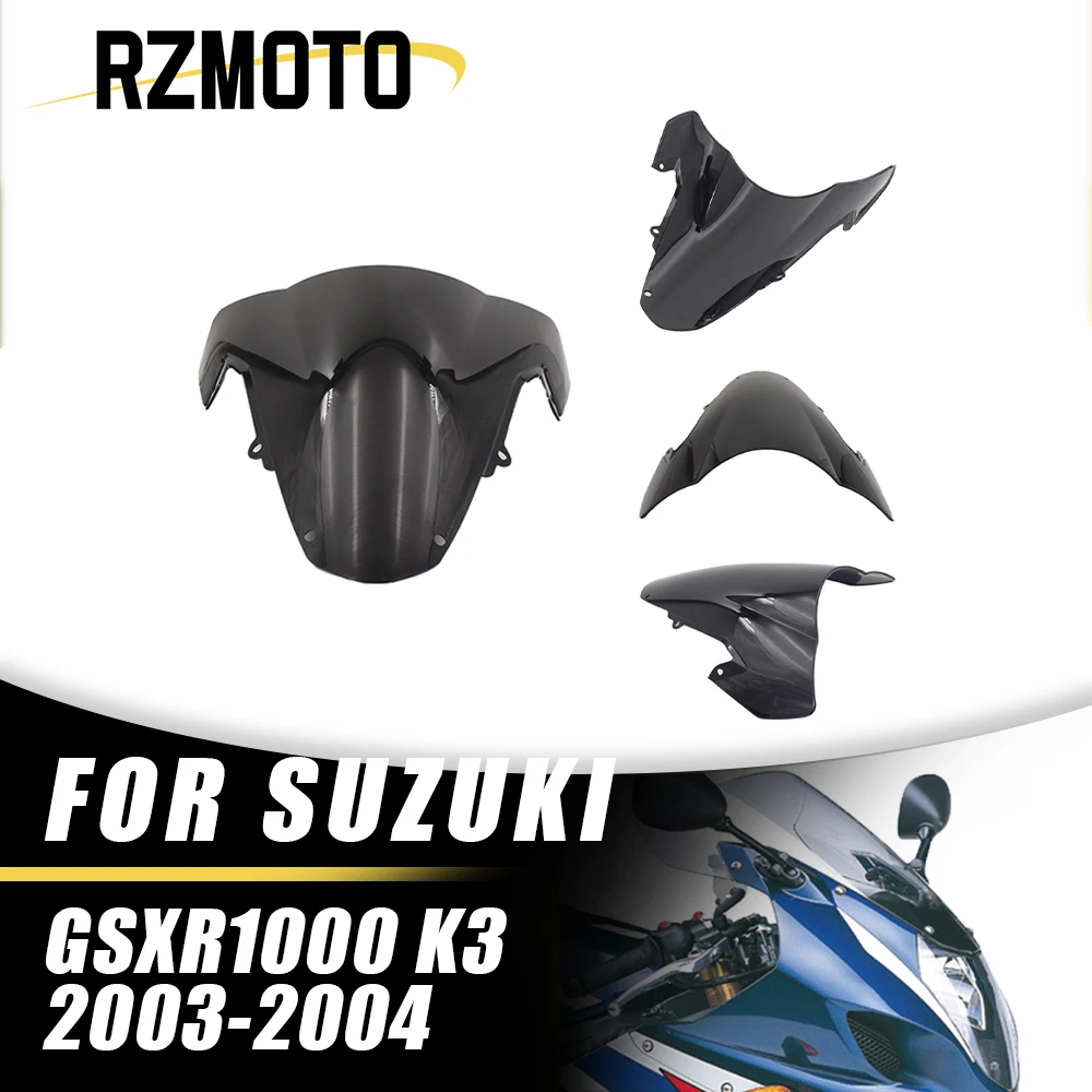 Windshield WindScreen For Suzuki GSXR GSX-R 1000 K3 GSXR1000 GSX R 1000R 2003-2004 Motorcycle Double Bubble Parts