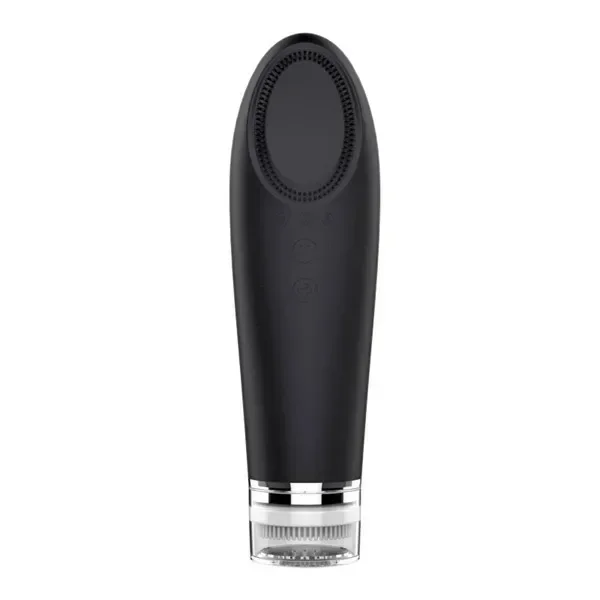 Rechargeable Sonic Facial Cleansing Brush with Hot/Cool Compress Silicone Face Cleanser for Deep Cleaning