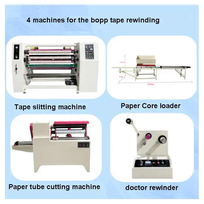 Mini BOPP adhesive tape rewinding machine Mini rewinder doctor rewinder especially for rewinding defective adhesive tapes