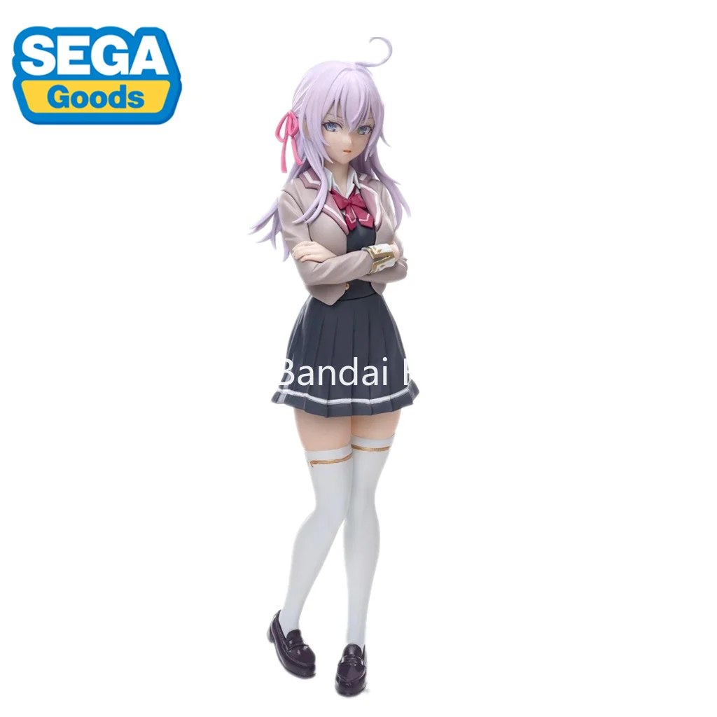 

Original SEGA Luminasta Alisa Mikhailovna Kujou Anime Figure Toys Alya Sometimes Hides Her Feelings in Russian PVC Model Doll