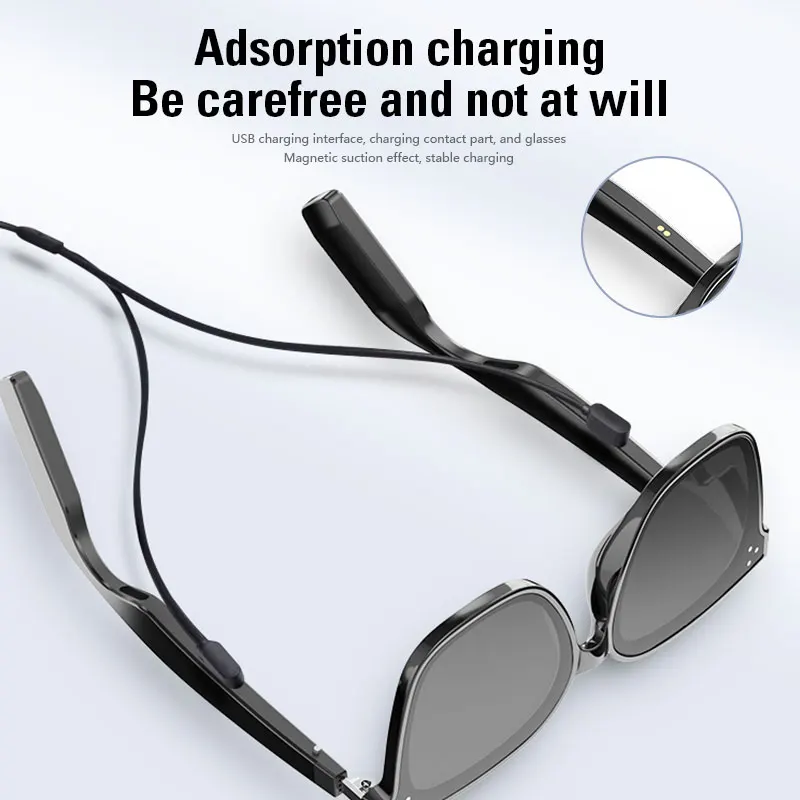 Bluetooth Smart Glasses With Automatic Adjustment Wireless Bluetooth Headset Anti Blue Light Sunglasses Man Woman Waterproof