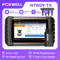 FOXWELL NT809TS TPMS Programming Tool OBD2 Scanner TPMS Reset TPMS Learning TPMS Activation Car Bi-directional Scan Diagnostics