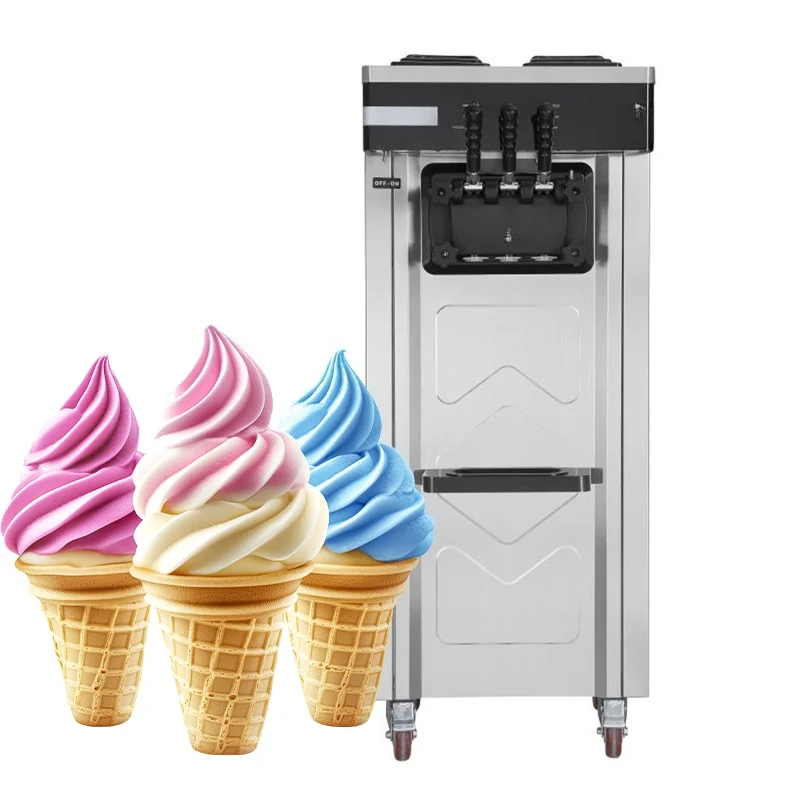 Frozen Yogurt Vortex Machine Frozen Fruit Ice Cream  Automatic Soft Ice Cream Vending Machine