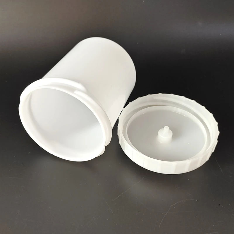 Imagem -05 - Plástico Hvlp Pintura Copo Pan para Sata Pulverizador Copo Conector Pulverizador Pintura do Carro Acessórios de Pulverização 600ml