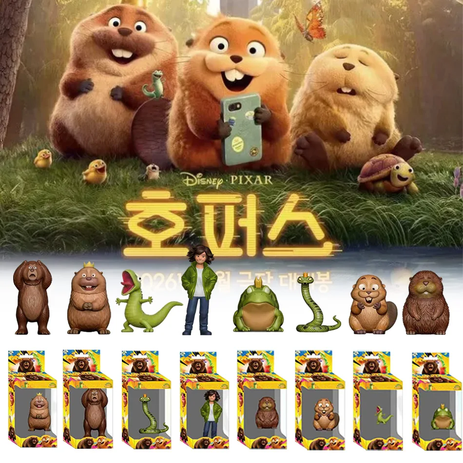 

New Hoppers Beaver Transformation Project Mabel King George Mayor Jerry Action Figures Toys Action Figures Dolls Toys for Kids