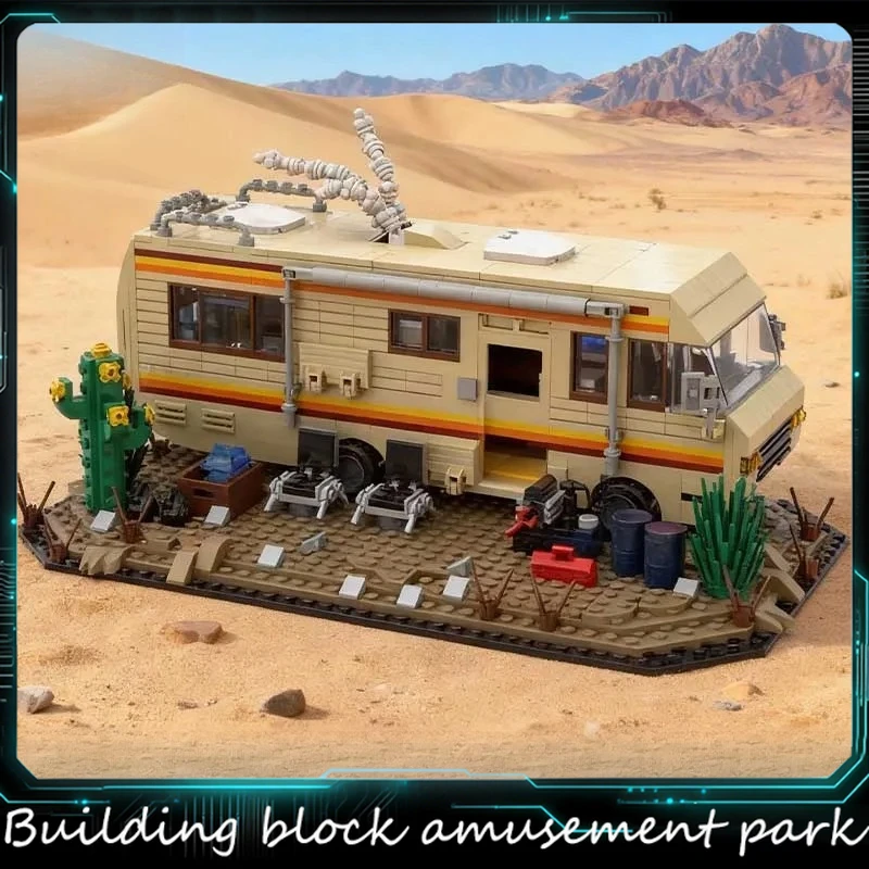

Technical Breaking Bad RV Adventure Camper Bus Car Model Building Blocks Fit Car Vehicle Assemble Bricks Toys For Boys Avid Fans