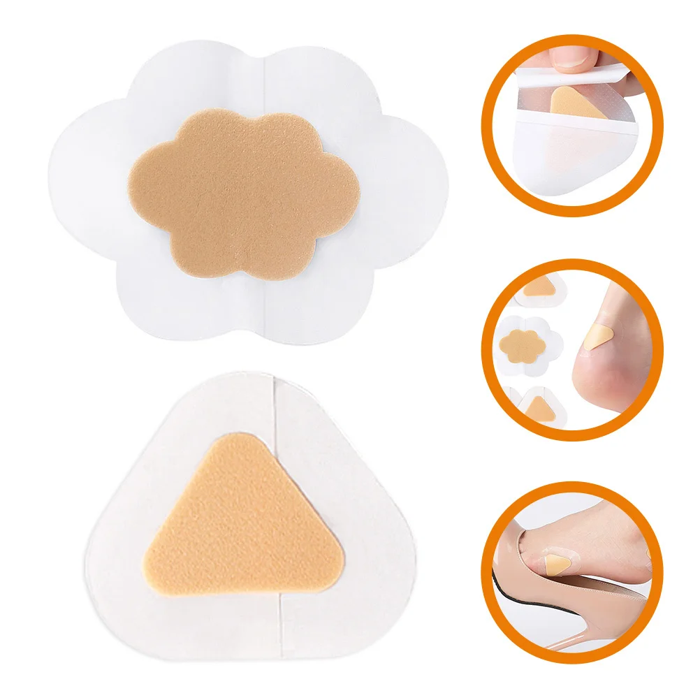 

80Pcs Foot Heel Blister Prevention Patches Durable Pe Material Protective Tape for High Heels Supple Breathable Stickers