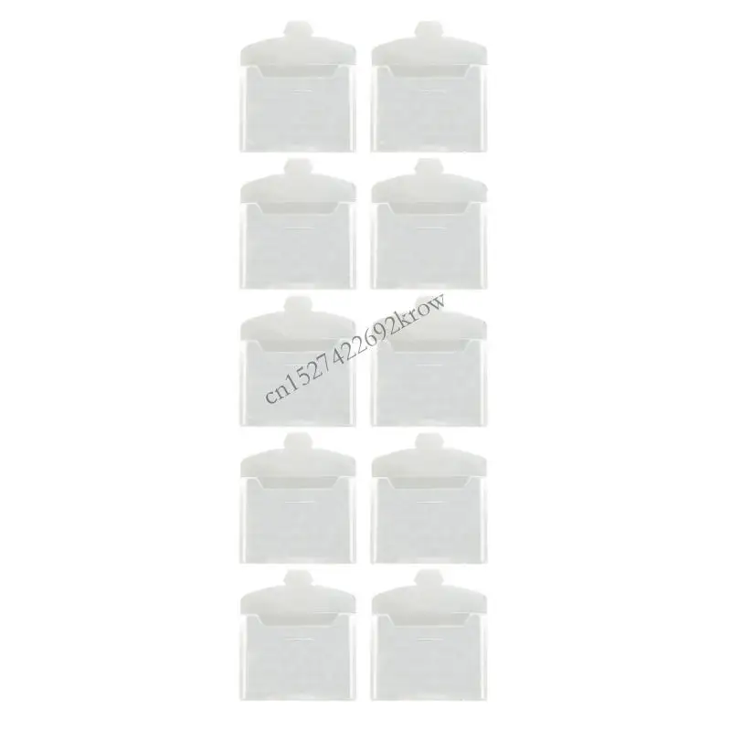 10 Clear Stamp Die Storage Pockets, Cutting Dies Stencil for Card Making R9CB