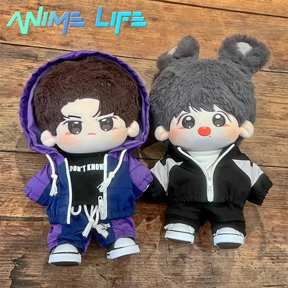 

Wang Yibo Xiao Zhan Idol Star Dance Dress Sportswear Suit For 20cm Plushie Doll Toy Clothes Costume Cosplay Original Kids Gift G