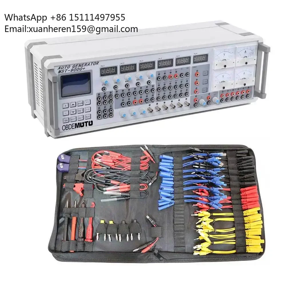 MST 9000+ & MST-08 Car ECU Repair Tool Kit Multi-Function ECU Sensor Simulator with Test Cables & Wiring Set