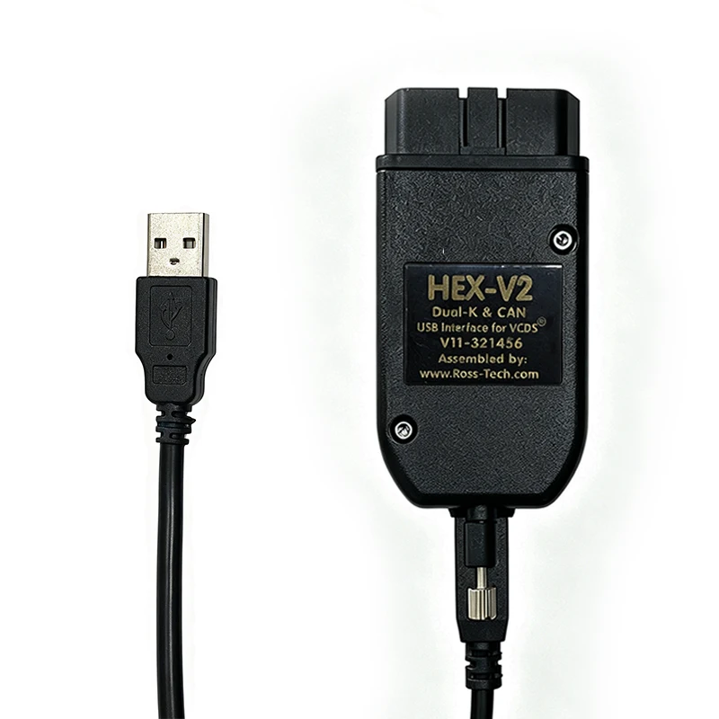 2026 Multi-Language HEX V2 VAG COM Interface VCDS Car Diagnostic Scanner Can be upgraded online - 429 chip upgrade version