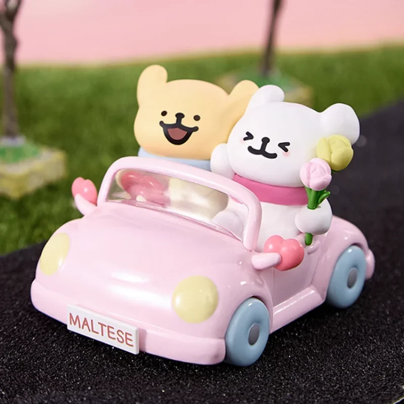 PLZDOT maltés hacer una serie de memoria caja ciega juguetes Kawaii Anime figura de acción sorpresa caja misteriosa muñecas niñas regalo
