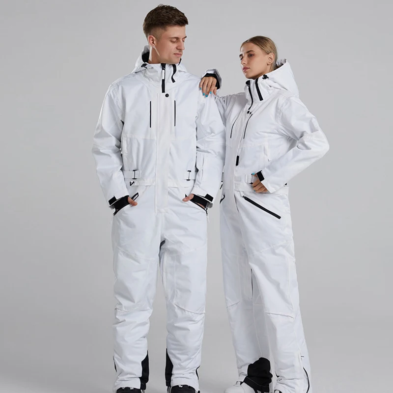 

New Style One-piece Ski Suits Waterproof Breathable Snowboarding Snow Jumpsuits Winter Outdoor Sports Windproof Skiing Suits