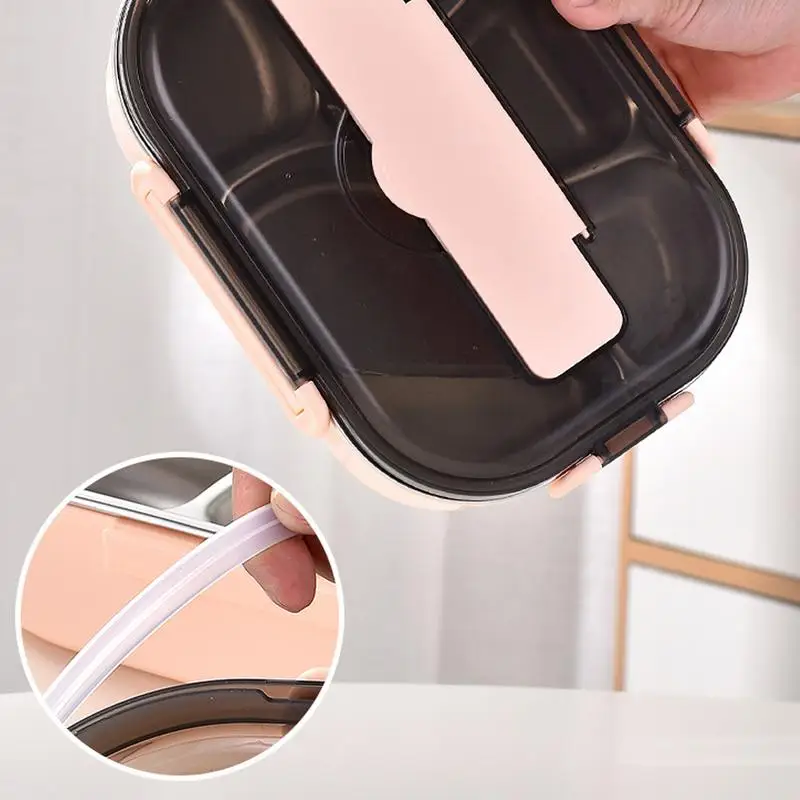 Lunch Box Food Warmer Lunch Box Reusable Stainless Steel Portable Food Jar Container For Men Women Children Kitchen Accessories