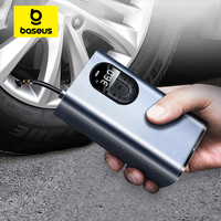 Baseus Car Air Compressor Electric Tyre Inflator Pump With LED Lamp For Motorcycle Bicycle Tire Portable Inflatable Pump