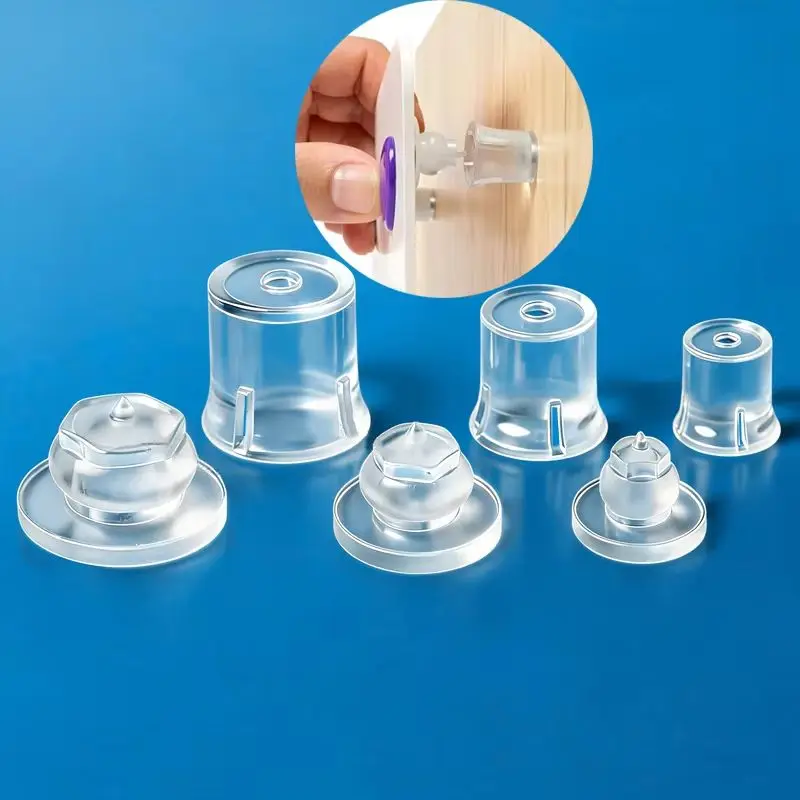 200PCS Clear Acrylic Standoff Pins Invisible Hidden Advertising Nails Plastic Screws Acrylic Signs Billboard Standoffs Clip Nail