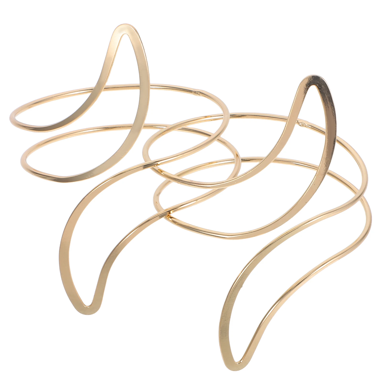 

2 Pcs Curtain Tiebacks Modern Moon Shape Clips for Drapes Easy Use Material Home Decor Accessories Curtains Ties