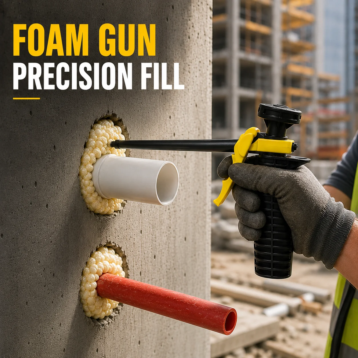 Professional Spray Gun Foam Pressure Gun Foam Expanding Spray Gun Sealant Foam Expanding Applicator Manual Tool