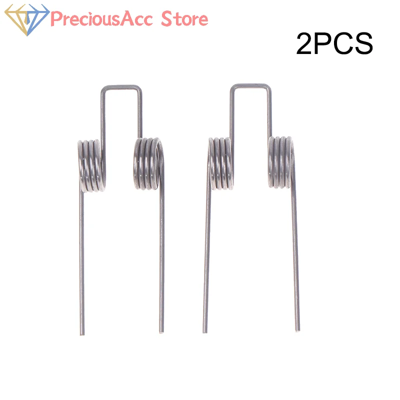 2Pcs Double Torsion Spring 1.1mm Wire 10.5mm Outer Diameter Metal Return Spring Hardware Component