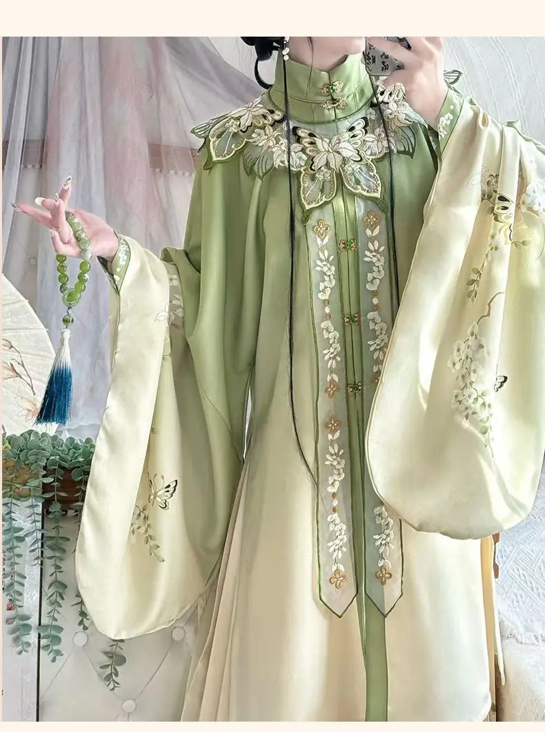 الملابس 3 قطعة مجموعة الكبار النمط الصيني فستان تقليدي الإناث الجنية تأثيري حلي Hanfu للنساء SkirNew هان الصينية