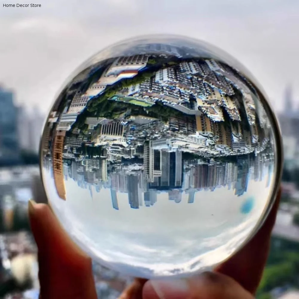 Lens Ball Crystal - Round Crystal Glass Ball Transparent Ultra