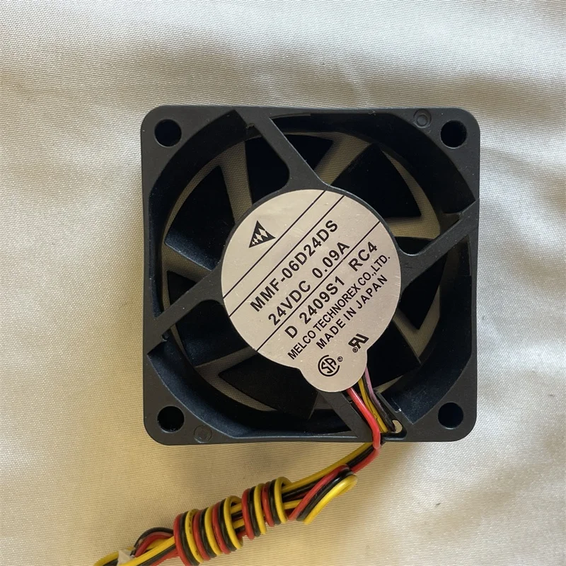 axial flow fan 6cm fan MMF-06D24DS RC4 60x60x25mm  0.09A BKO-C2461H07 server inverter Cooling Fan 6025 fan 24v cooling