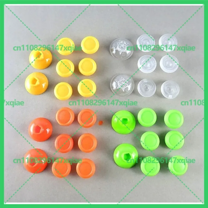 8 in 1 Split High Low Height Raised Mushroom Thumb Grips Anti Slip Analog Joystick Caps Replacement For PS4 Slim One Controller