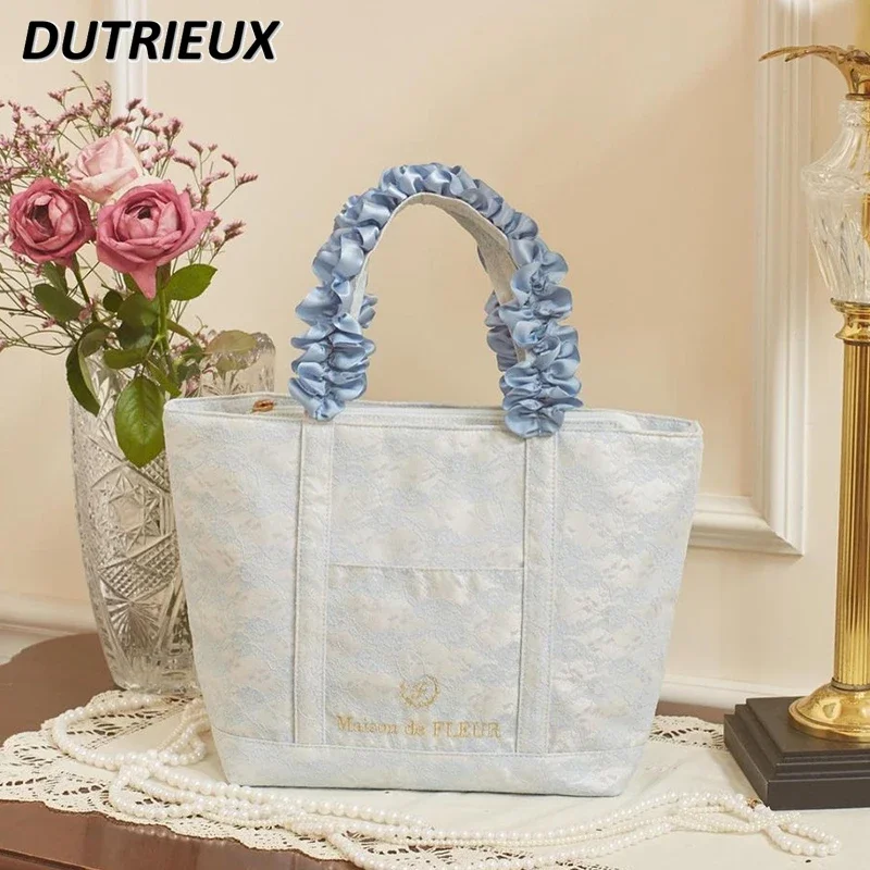 Borse Lolita alla moda borsa Casual in stile giapponese borsa da donna primavera ed estate borsa da donna portatile limitata in pizzo caramelle