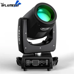 Yiflamefly 230W Stage Moving Head Light Rainbow Effect DMX512 Control For Disco Party Club Bar DJ Show Stage Lighting Effect