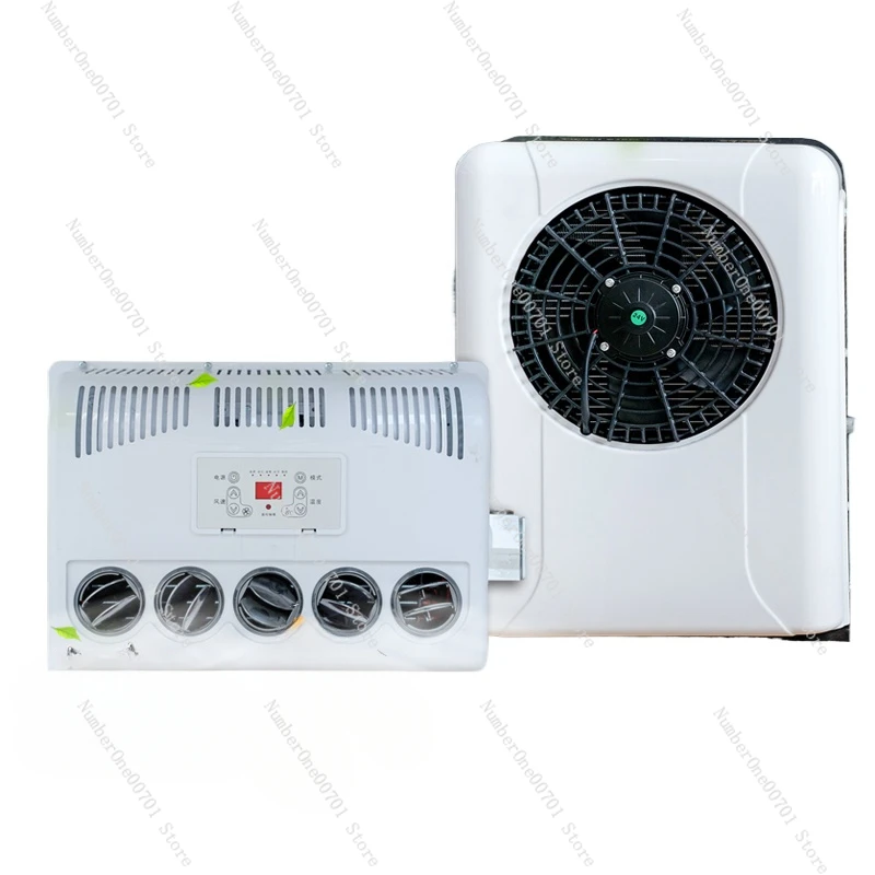 Truck 24v12v Parking Air Conditioner DC Frequency Conversion Independent Refrigeration Automobile Engineering Vehicle