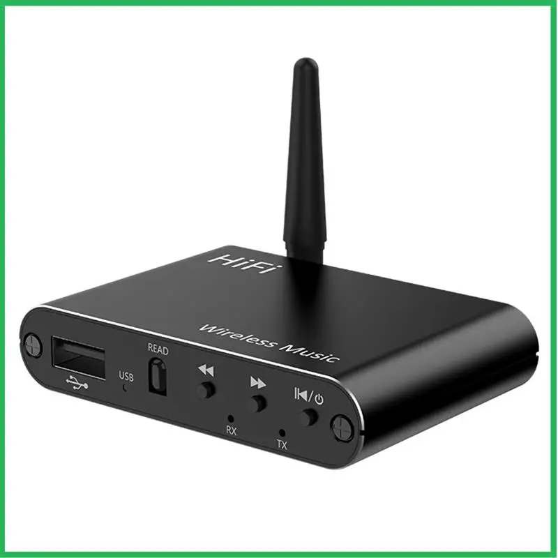

Bluetooth 5.4 Audio Adapter Aux Bluetooth Receiver Transmitter 2 In 1 Wireless Music Amplifier Support USB Playback
