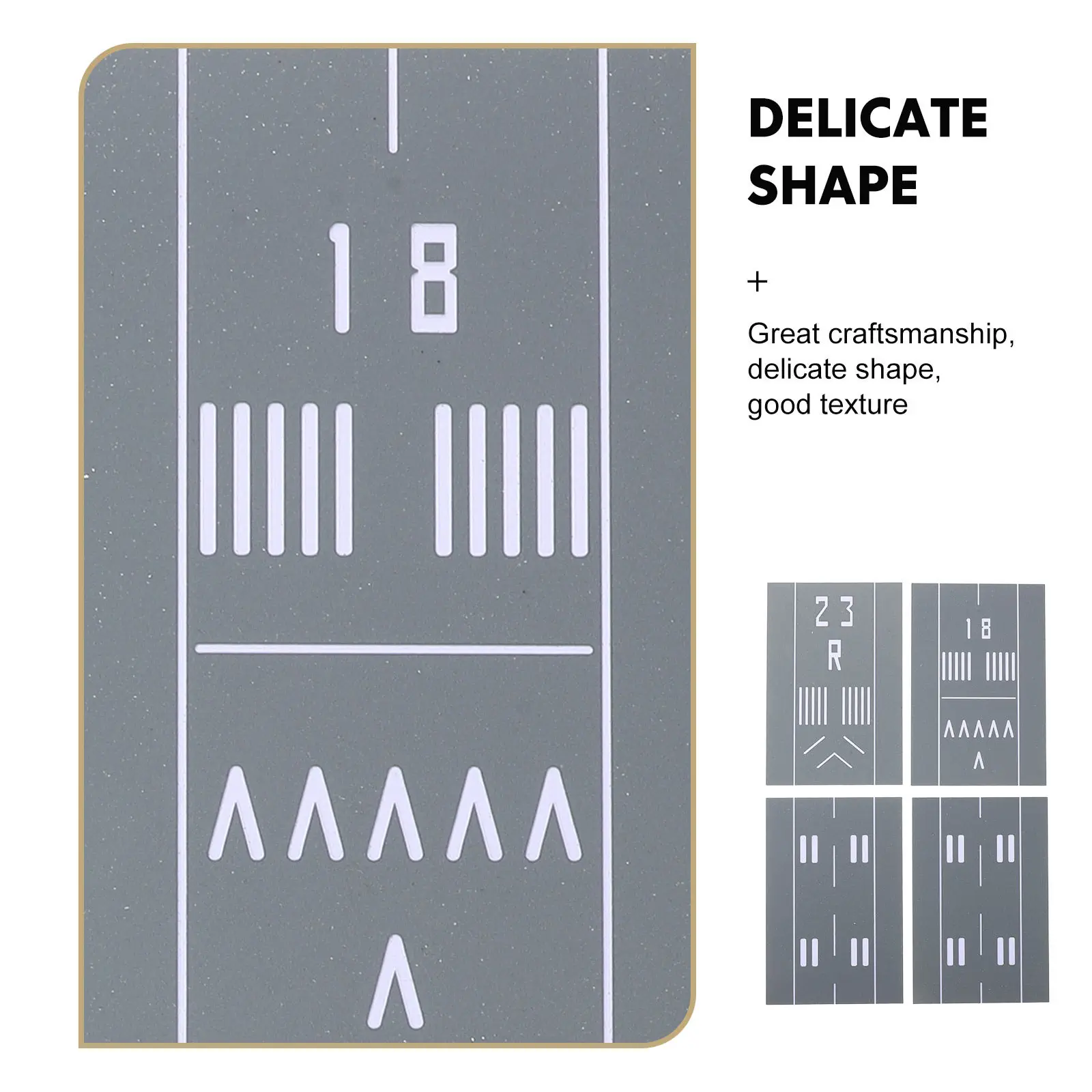 

Миниатюрная модель взлетно-посадочной полосы для самолетов, симулятор аэропорта, фон для взлета и посадки, игрушка для песочницы