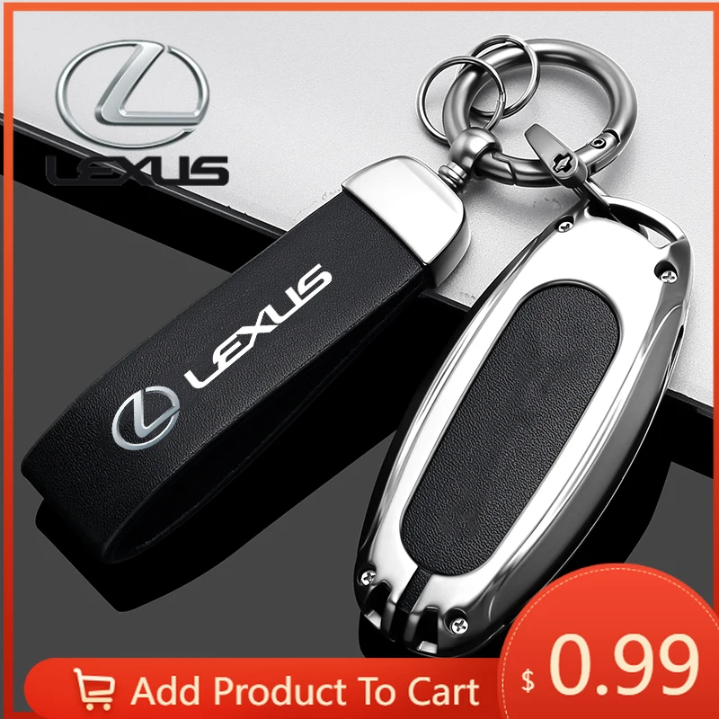 

Interior Stickers Car Metal Key Chain Fine Leather Emblem Key Ring For Lexus F SPORT IS250 IS200 CT200h GS300 LS430 RX450h LX570