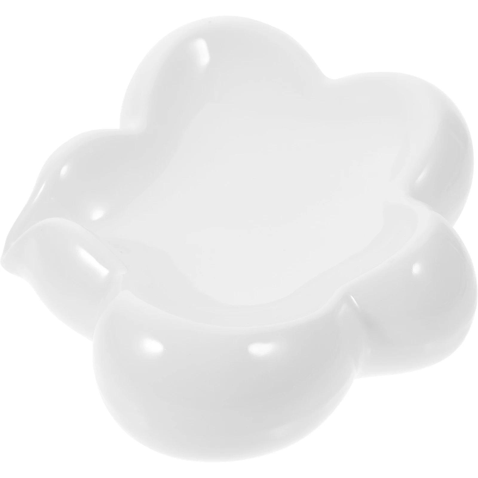 

Self Draining Soap Dishes Ceramic Holder for Bathroom Sink White Cute Sponge Bar Stable Material Long Performance