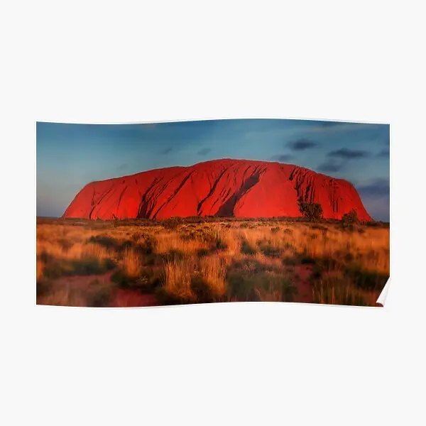 Ayers Rock Uluru Australia  Poster Funny Home Wall Modern Print Room Art Painting Mural Vintage Picture Decoration No Frame