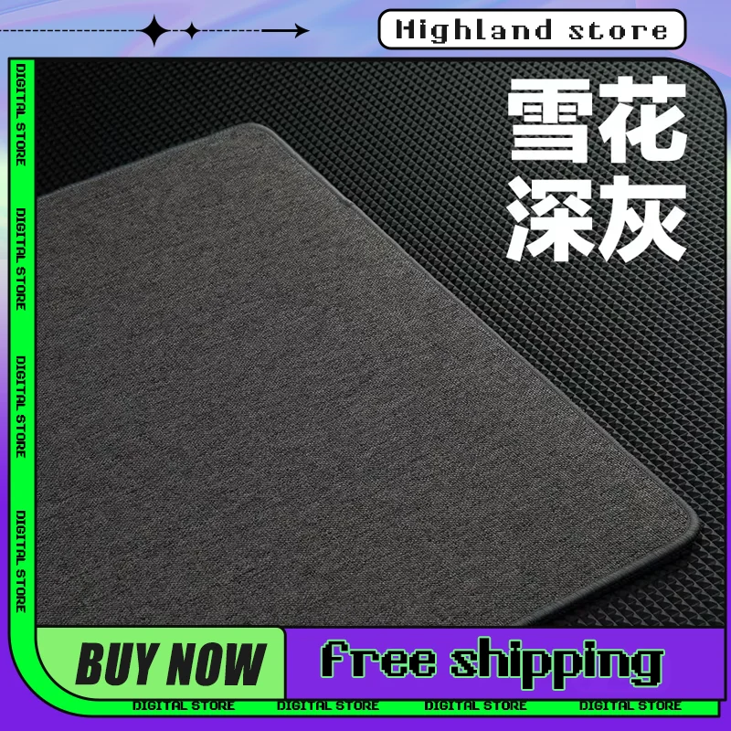 

FBB Linen Mouse Pad 4mm Large Thickening Shock E-sports Gaming Mousepad Absorption Non-slip Gamer Office Durable Desk Mouse Pad