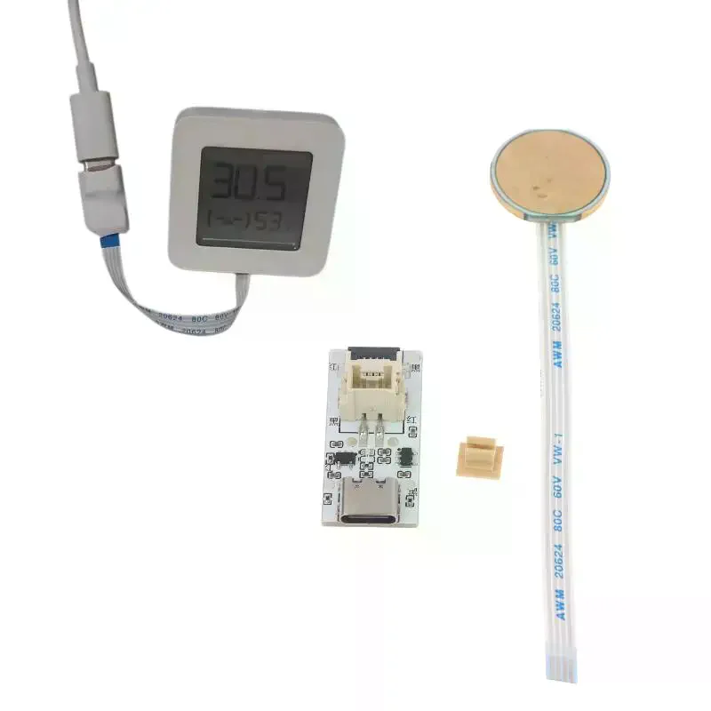 1 Set 5-30V Input Thin FFC Cable Metal Plastic CR2032 CR2025 To TYPE-C Kit Battery Adapter Converter DIY Accessories