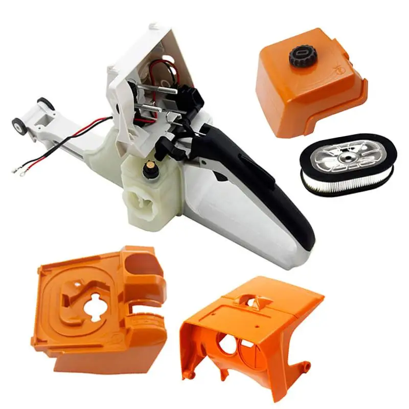 Gas Fuel Tank Housing Shroud Top Cover Base Kit 11283500832 11280801624 11281401003 11281243408 Fit for Stihl MS440 044 Chainsaw