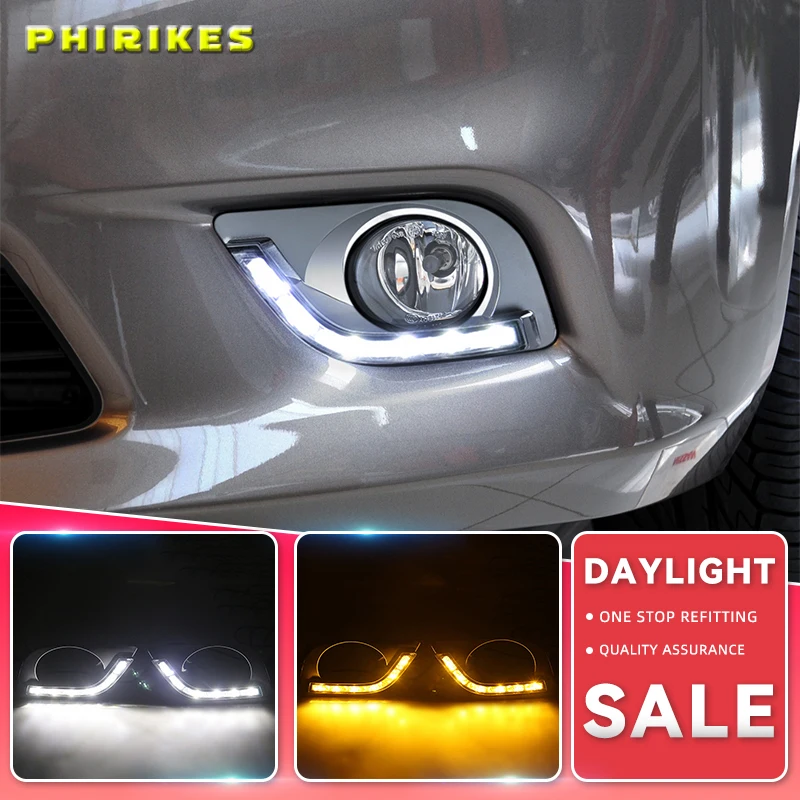 

For Nissan Almera Latio Sunny Versa 2011 2012 2013 LED DRL Daytime Running Lights Daylight Fog Head Lamp