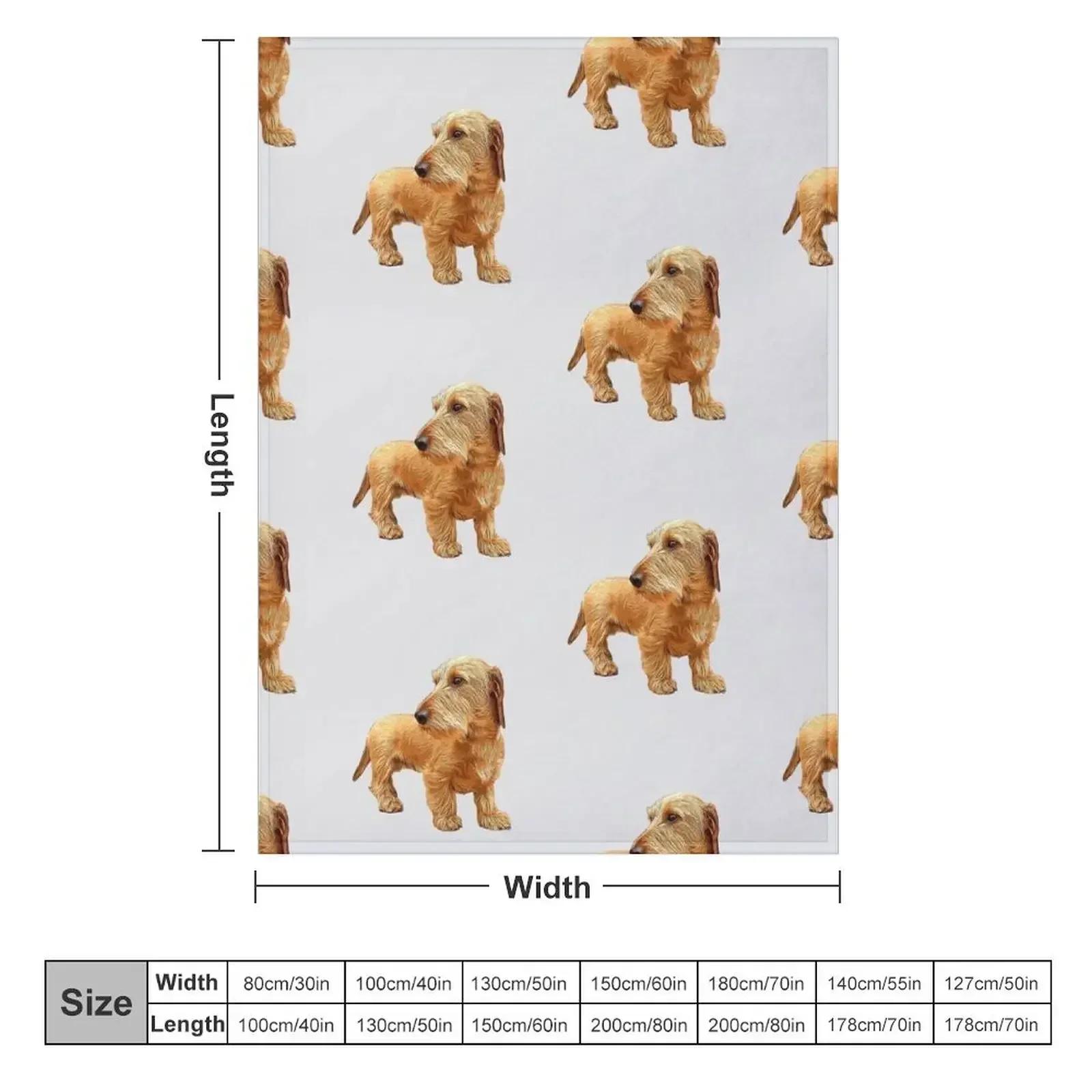 Dachshund Wire Haired Red Beauty! Throw Blanket heavy to sleep anime Soft Big Bed valentine gift ideas Summer Beddings Blankets