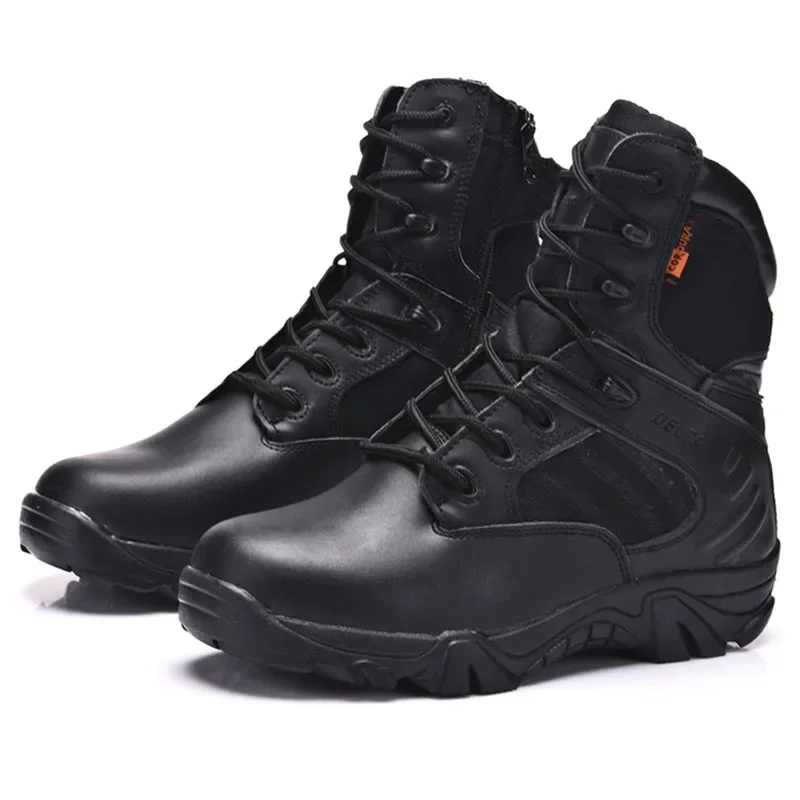 Camouflage Combat Boots Men Work Safty Shoes Men Desert Tactical Boots Autumn Winter Special Force Ankle Boots Men