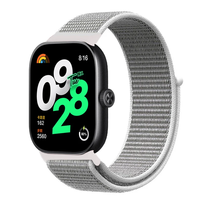 Nylon-Schlaufe für Xiaomi Redmi Watch 6/5/4 Armband-Zubehör Sport Atmungsaktives Ersatzarmband Correa Mi Band 9/8 Pro Band – Detail 3