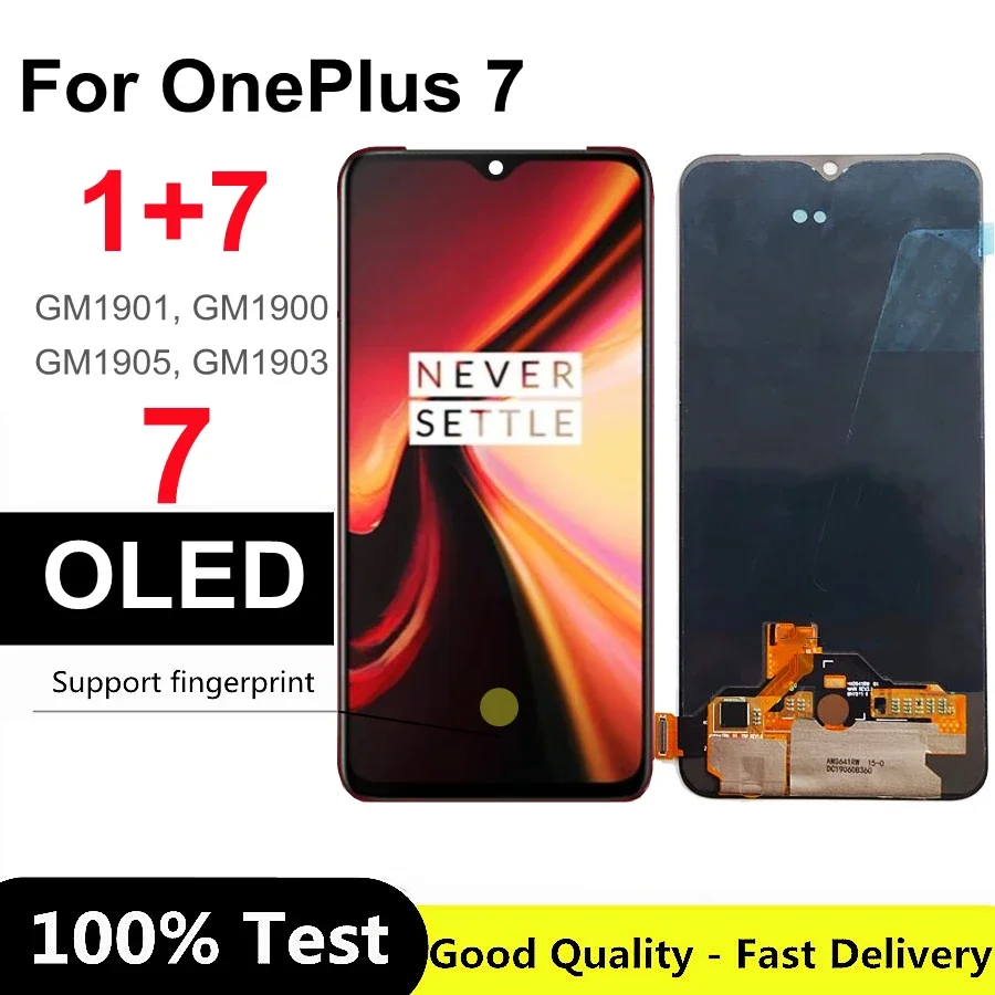 

ЖК-дисплей 6,41 ''OLED для OnePlus 7, экран с сенсорной панелью, дигитайзер для Oneplus7 1 + 7 GM1905 GM1901 GM1900 GM1903 LCD