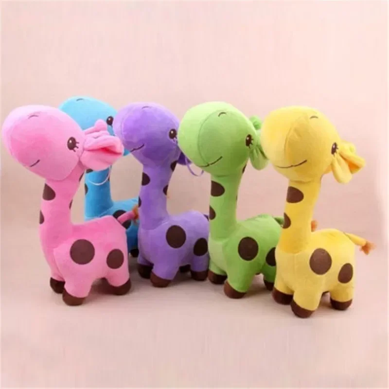 

Hot Sale 18cm Unisex Cute Gift Plush Giraffe Soft Toy Animal Dear doll Baby Kid Child Christmas Birthday Happy Colorful Gifts