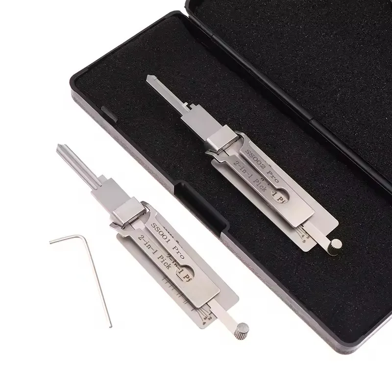 Lishi 2-in-1 Measuring Tools Wrench SS001 Pro SS002 Pro SC1 SC4 KW5 KW1 R52 R52L Tooth Measuring Tools