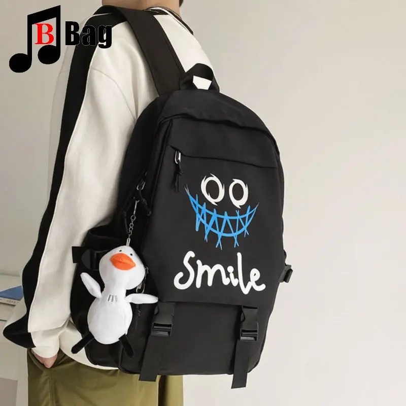 Schoolbag junior high school students large capacity Gothic middle school boys backpack college students backpack female tide