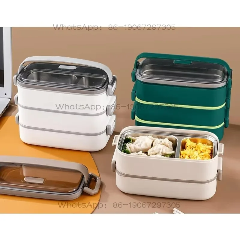 304 Stainless Steel Double-layer Lunch Box Insulation